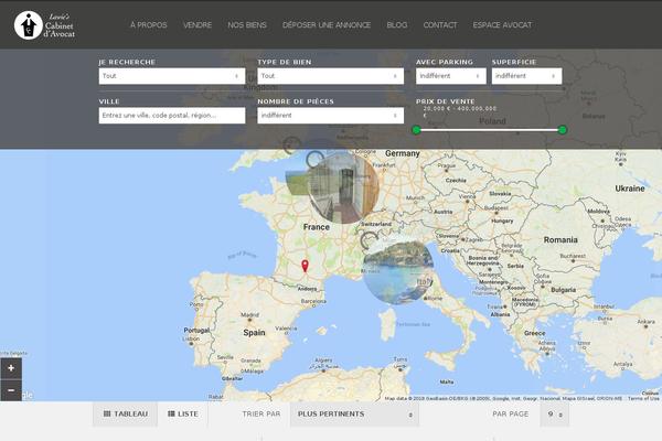 SpotFinder theme site design template sample