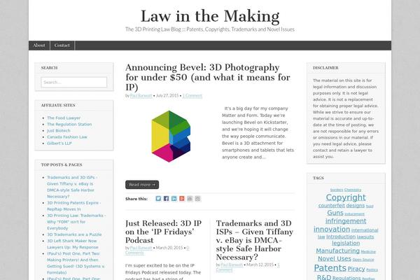 Magazine Basic theme site design template sample