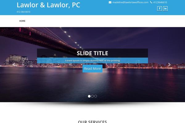 Enigma theme site design template sample