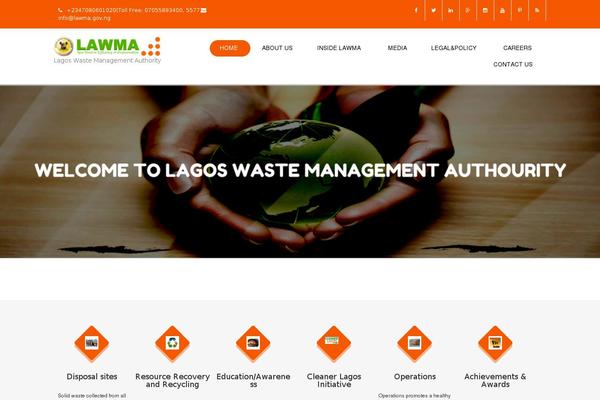 Incubator theme site design template sample