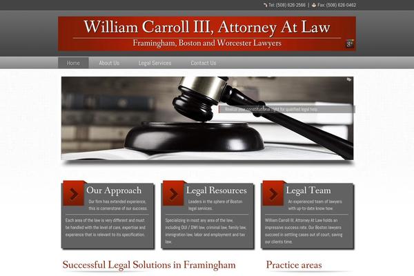 Lawyer theme site design template sample