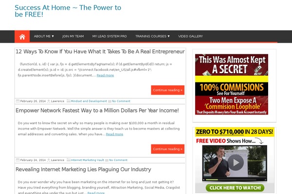 Magazine Style theme site design template sample