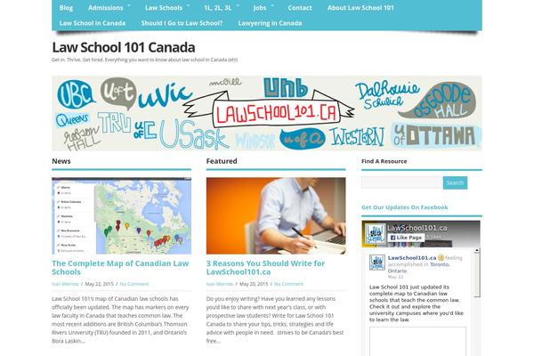 MesoColumn theme site design template sample