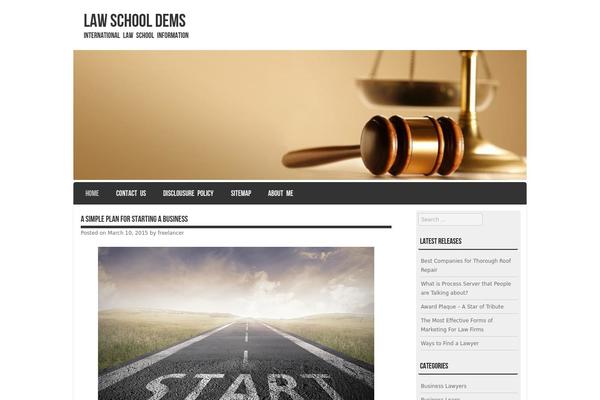 Striker theme site design template sample