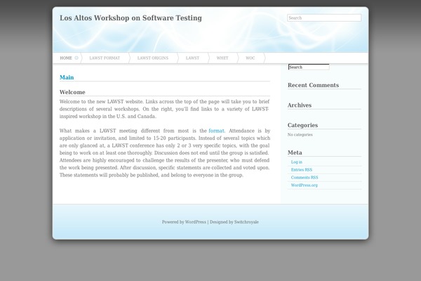 Azul theme site design template sample