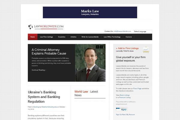 Wp Radiance 1.0.3 theme site design template sample