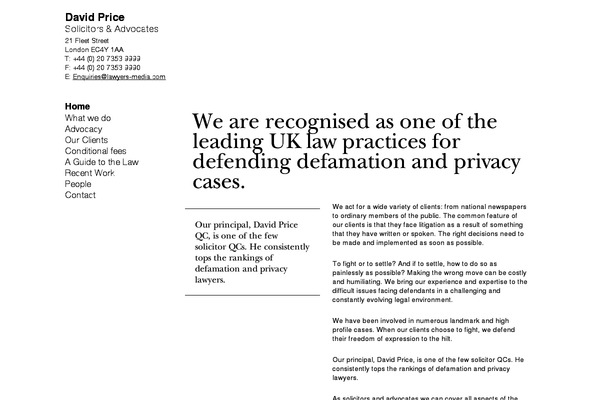 lawyers-media.com site used Price