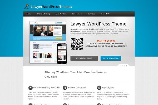 Nexus theme site design template sample