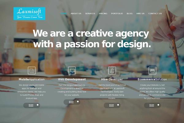 Easyweb theme site design template sample