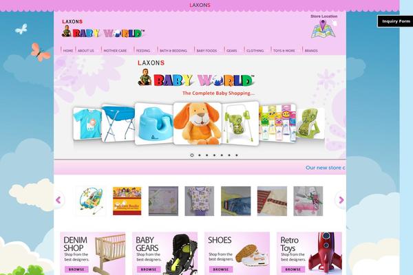 Balita theme site design template sample