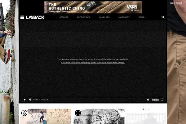 Site using Advanced lazy load plugin