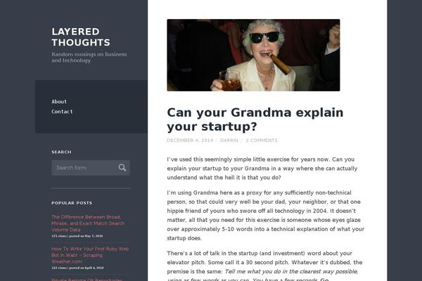 Contentberg theme site design template sample