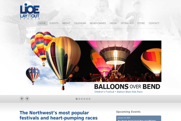 Inspire theme site design template sample