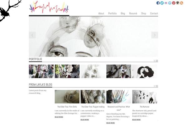 Albedo theme site design template sample