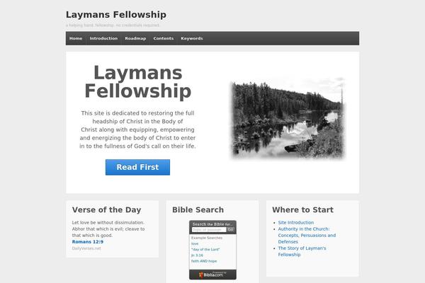 Site using Bible Verse of the Day plugin