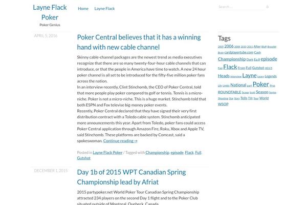 layneflackpokerfan.net site used Clear Content