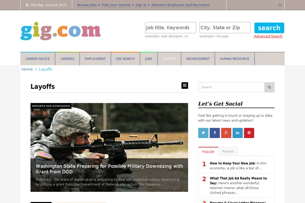 layoffwatch.com site used Spartan