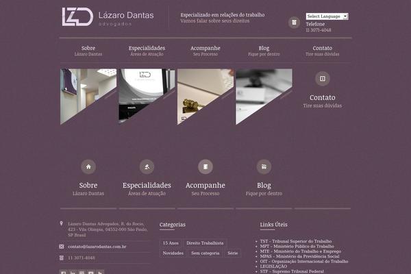 Themis theme site design template sample