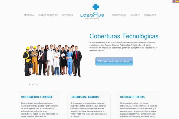 lazarus.es site used Lazarus