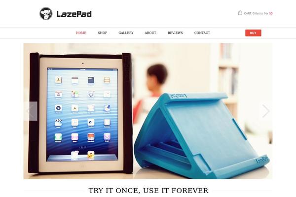 Legenda theme site design template sample