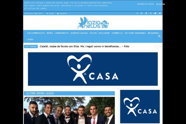 lazionews24.com site used Zox-news-child