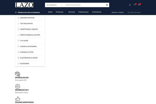 lazo.es site used GoStore