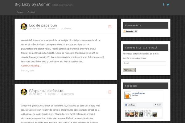 Read theme site design template sample