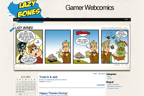 ComicPress theme site design template sample