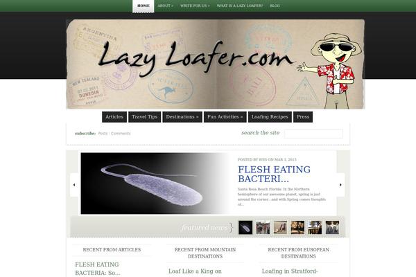 eNews theme site design template sample