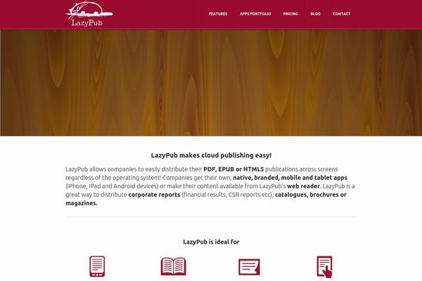 Ikaros theme site design template sample