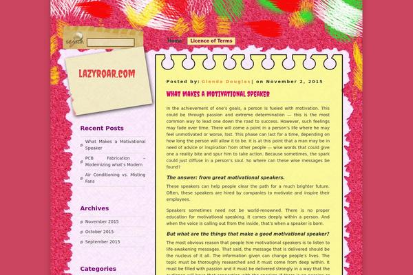 D5 COLORFUL theme site design template sample