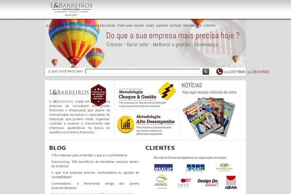 Azul theme site design template sample