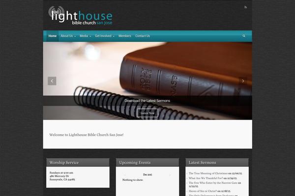 evolve theme site design template sample
