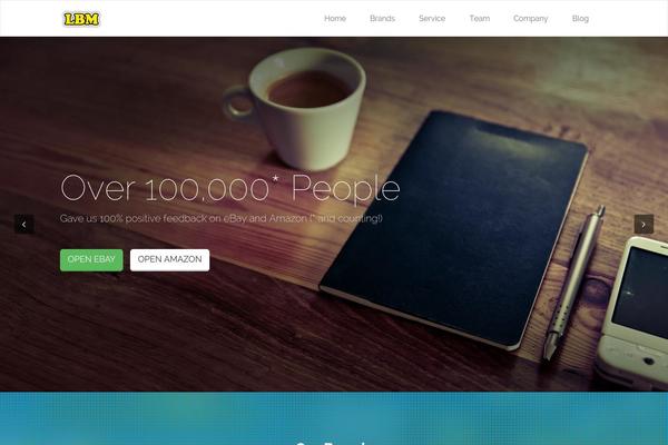 Starter theme site design template sample