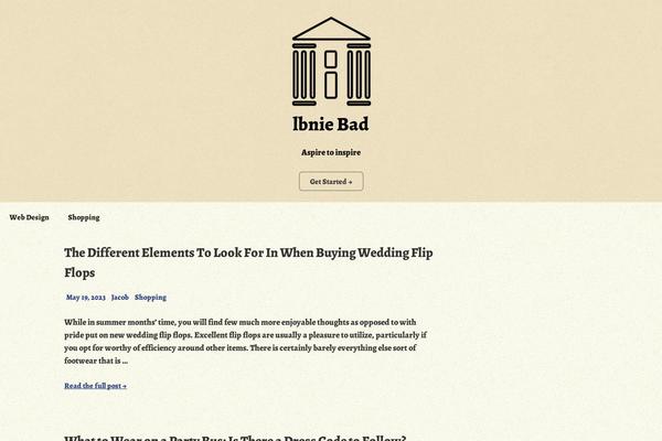 Muzeum theme site design template sample