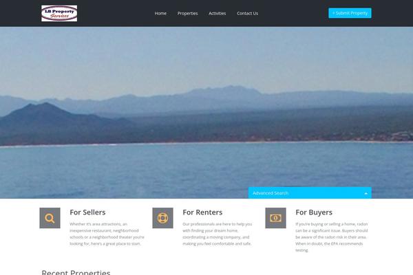 WP Residence theme site design template sample