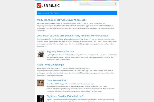 Flatsimplebingit theme site design template sample