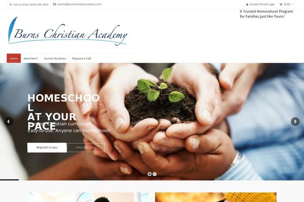 Highend Child theme site design template sample