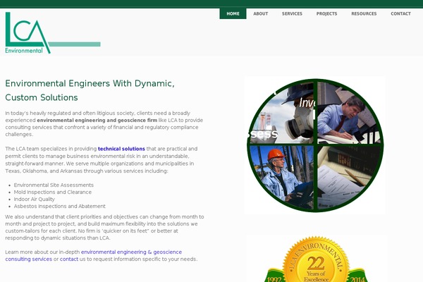 lcaenvironmental.com site used Divi-child-2020
