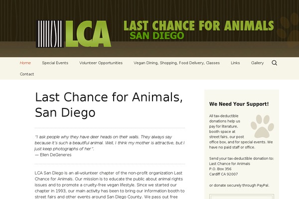 Twenty Thirteen theme site design template sample