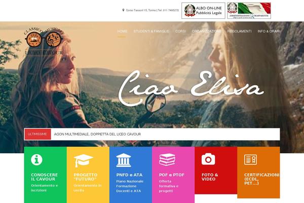 Site using Bootstrap Multi-language Responsive Portfolio plugin