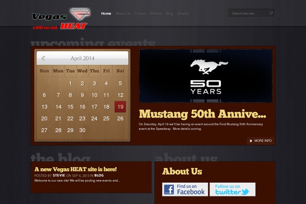 Event theme site design template sample