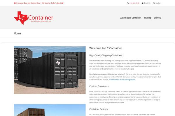 Total theme site design template sample