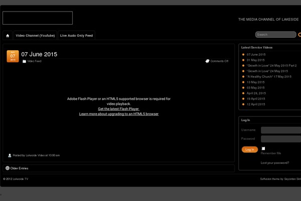 Suffusion theme site design template sample