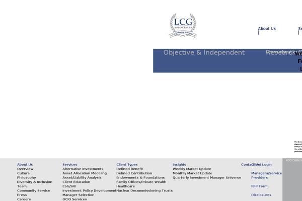 lcgassociates.com site used Lcg_theme