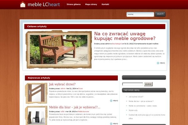 Wooden theme site design template sample