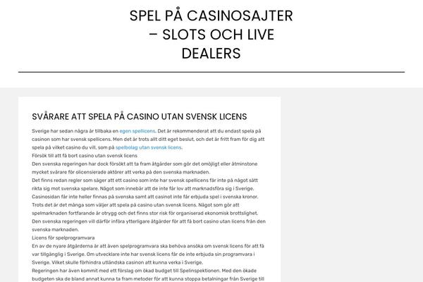 Site using Easy Custom Auto Excerpt plugin