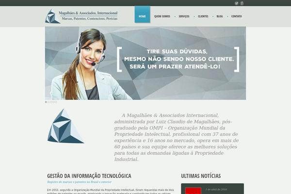 Blitz theme site design template sample