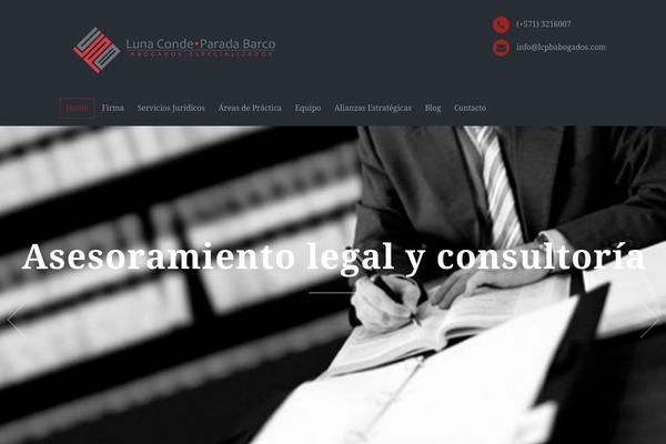 Lawyers theme site design template sample