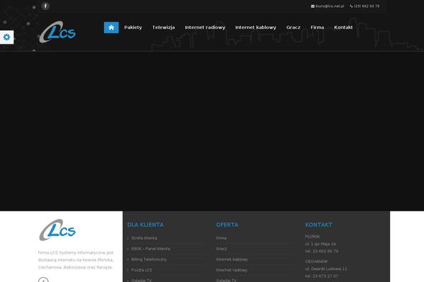 Servereza theme site design template sample